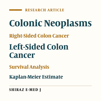 Survival of Patients with Right-Sided and Left-Sided Colon Cancer: Insights from an Iranian Medical Center