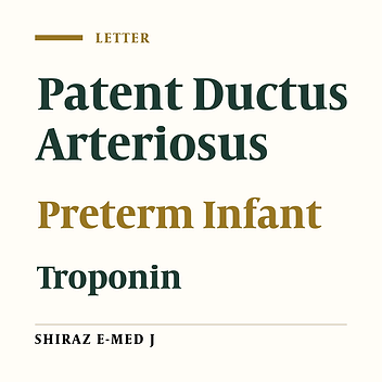 Reduction of Serum Troponin I in Premature Neonates After Closure of Patent Ductus Arteriosus