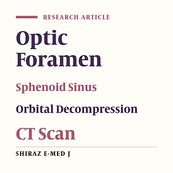 The Relative Position of the Optic Foramen to the Anterior Sphenoid Sinus Wall: A CT Anatomic Study