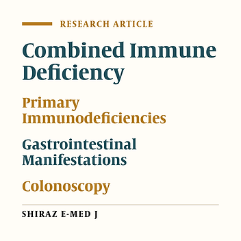 Gastrointestinal Manifestations in Children with Immunodeficiency Referred to a Tertiary Hospital