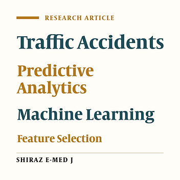 Application of Machine Learning in Accident Data Analysis: A Case Study Using Self-report Questionnaire
