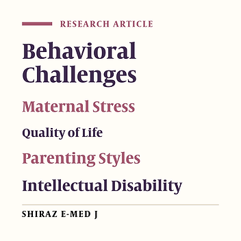 The Mediating Role of Maternal Stress and Family Quality of Life in the Association Between Parenting Styles and Behavioral Challenges in Students with Intellectual Disabilities