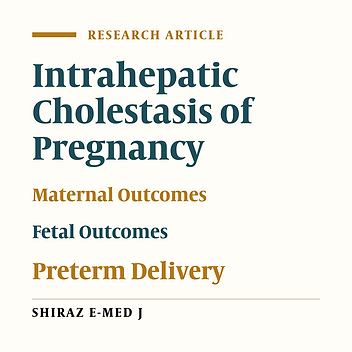 Maternal and Fetal Outcomes in Mothers with Intrahepatic Cholestasis of Pregnancy Compared to Healthy Pregnant Women: A Case-Control Study