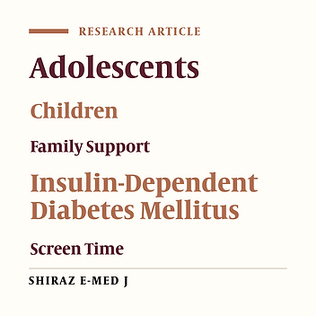 Sleep Disorders, Electronic Device Use, and Family Support: Looking for a Link in Type 1 Diabetic Adolescents Regarding Their Glycemic Control
