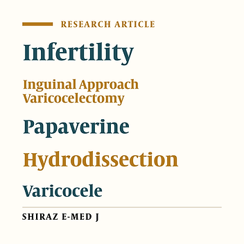 Does Combined Hydrodissection and Papaverine During Varicocelectomy Improve Results? A Randomized Clinical Trial