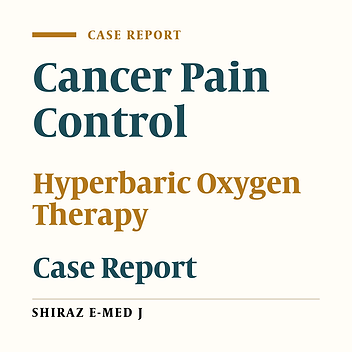 The Impact of Hyperbaric Oxygen Therapy on Pain Management in Cervical Squamous Cell Carcinoma