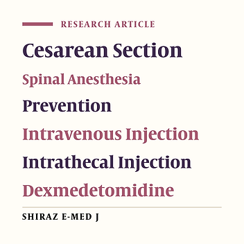 Does Route Matter? A Randomized Double-Blind Trial Comparing Intravenous and Intrathecal Dexmedetomidine for Prevention of Post-spinal Shivering in Cesarean Delivery