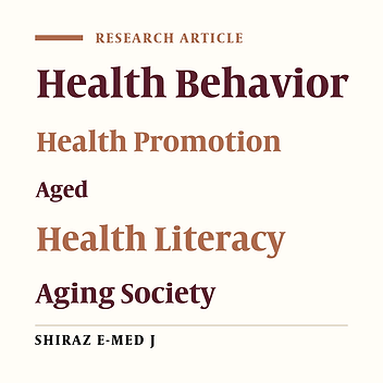 Health Care Behaviors and Associated Factors Among Older Adults in Thailand: A PRECEDE-PROCEED Approach
