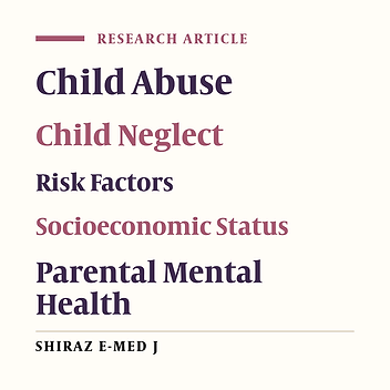 Child Abuse in Health Centers Affiliated with Jundishapur University of Medical Sciences: Prevalence and Associated Factors