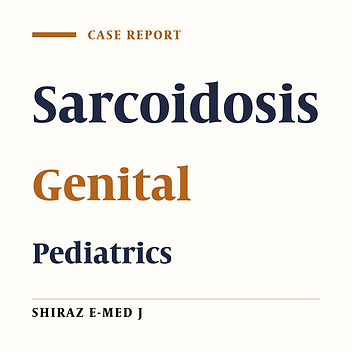 Genital Sarcoidosis as the Presenting Feature of the Disease
