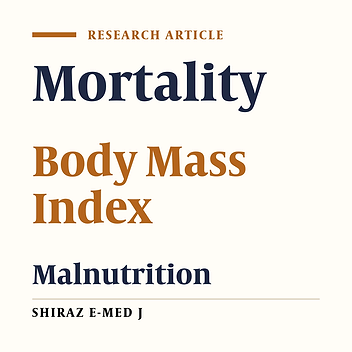 Mortality and Nutritional Status in Patients Undergoing Hemodialysis