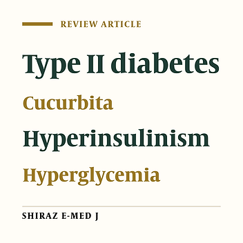Effects of Cucurbita ficifolia Intake on Type 2 Diabetes: Review of Current Evidences