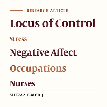 Association of Job Stress with Locus of Control in Nurses