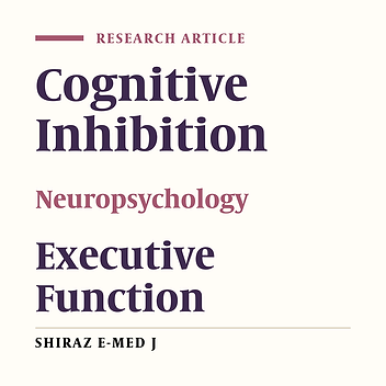 Assessment of Cognitive Inhibition in Patients with Obsessive-Compulsive Disorder