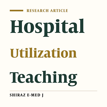 Five-Year Trend Analysis of Capacity Utilization Measures in a Teaching Hospital 2008-2012