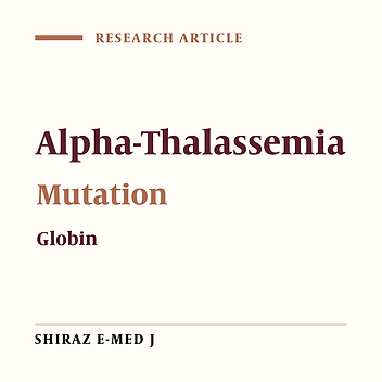 A Novel Mutation in the α2-Globin Gene in Two Unrelated Iranian Families