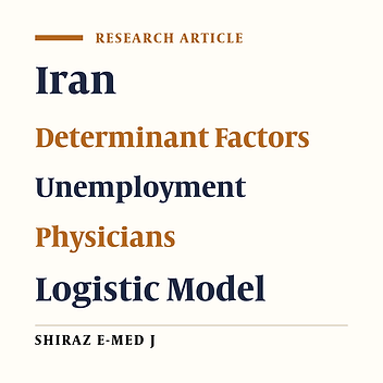 Physician Labor Participation and Unemployment Rate in Iran