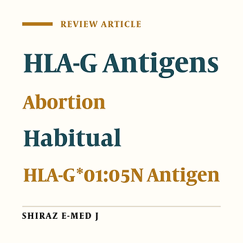 Relation Between HLA-G Gene Null Allele (HLA-G*0105N) and Recurrent Miscarriage