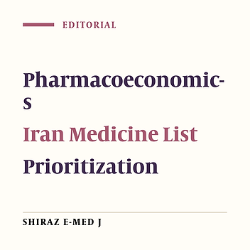 Newly Defined Role of Pharmacoeconomics in Iran National Medicine Policy