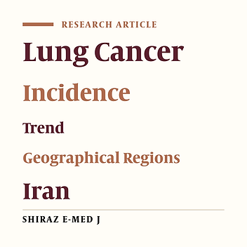 Lung Cancer Incidence Trends in Iran and in Six Geographical Regions of the Country (2000 - 2005)