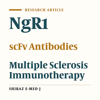 Specific Single Chain Antibodies Against A Neuronal Growth Inhibitor Receptor, Nogo Receptor 1: Promising New Antibodies for the Immunotherapy of Multiple Sclerosis