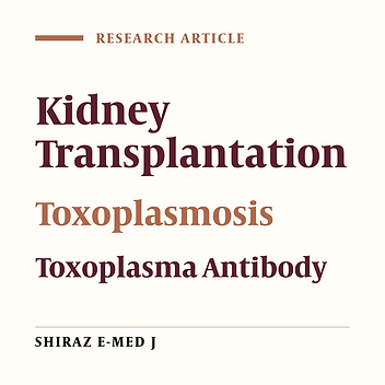 Do we Need to Screen Uremic Patients for Toxoplasmosis before Kidney Transplantation?