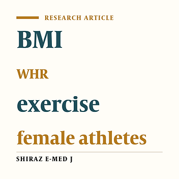 Long Time Exercise Break off Can Affect Body Mass Index and Waist to Height Ratio of Female Athlete Students Participating in the Athletic Race of Health Ministry of Iran
