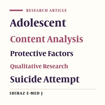 What Protects Adolescents from Suicidal Attempt: A Qualitative Study