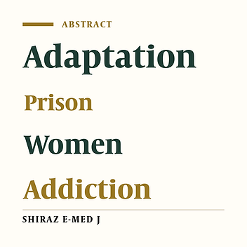Is Adjustment in Addicted Female Prisoners Important for the Community Health?