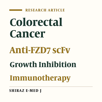 Anti-Proliferative Effects of Human Anti-FZD7 Single Chain Antibodies on Colorectal Cancer Cells