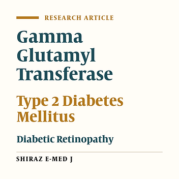 Evaluation of Serum Gamma Glutamyl Transferase Levels in Diabetic Patients With and Without Retinopathy