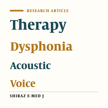 Efficacy of Manual Circumlaryngeal Therapy in Patients with Muscle Tension Dysphonia