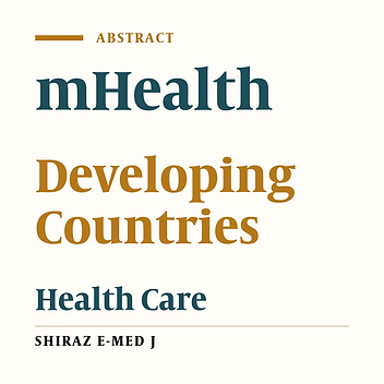 Standards Development of mHealth at a Glance