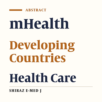 Standards Development of mHealth at a Glance