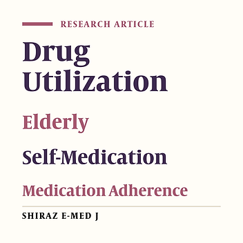 Drug Use Pattern Among Elderly People Referred to the Retirement Centers
