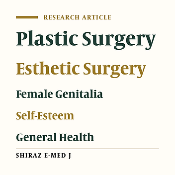 Comparison of Mental Health and Self-Esteem in Applicants and Non-Applicants for Female Genital Cosmetic Surgery (FGCS): A Case-Control
