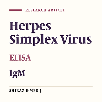 A Rapid Modified Antibody-Capture Enzyme-Linked Immunosorbent Assay (ELISA) for Detection HSV-1 Primary Infection in Human