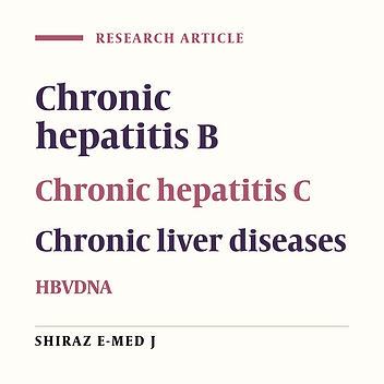 Occult HBV Infection among Chronic Hepatitis C Patients