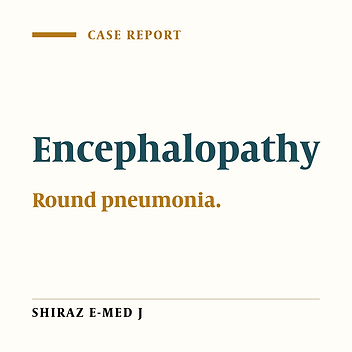 An Encephalopathic Adolescent with Pulmonary Round Lesion.