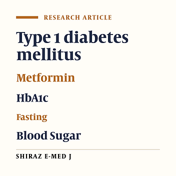 Benefits of Metformin Combined with Insulin in Children with Type 1 Diabetes Mellitus.