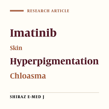 Imatinib Induced Facial Skin Hyperpigmentation in a Case of Chronic Myelogenous Leukemia.