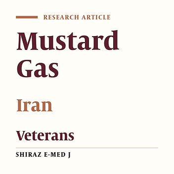 Long-term Effects of Mustard Gas on Iranian Veterans.