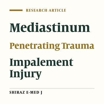 A Very Unusual Case of Mediastinal Impalement Injury.