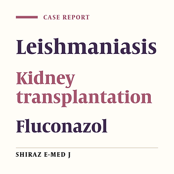 Fluconazole in the Treatment of Cutaneous Leishmaniasis in a Kidney Transplant Patient a Case Report