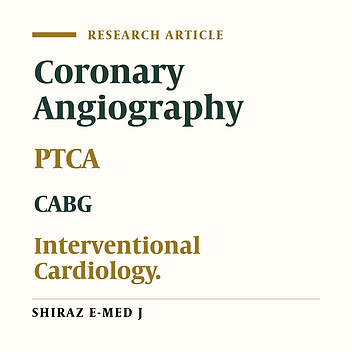 Interventional Cardiology in Shiraz Hospitals during Year 2006.