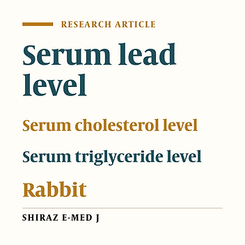 The Relationship between High Dose Lead Exposure and Serum Lipids and Lipoprotein Levels