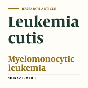 Leukemia Cutis (Answer to the Clinical Quiz of the Previous Issue)
