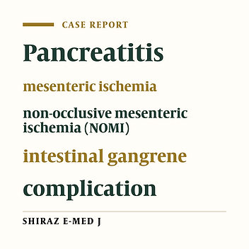 Non-Occlusive Mesenteric Ischemia in Acute Pancreatitis