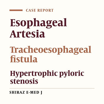 Pyloric Stenosis Complicating Esophageal Atresia