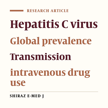 Intravenous Drug Use: the Predominant Risk Factors for Hepatitis C Virus Infection